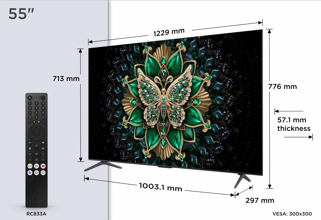 Телевизор TCL MiniLED 55C6K